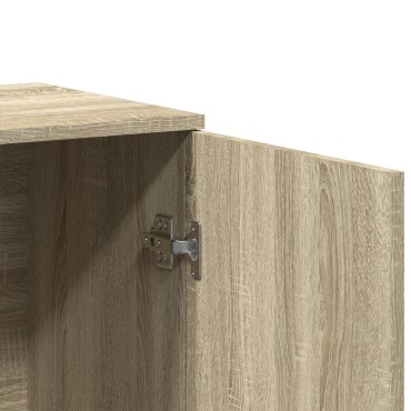 vidaXL Βοηθητικά Ντουλάπια 2 τεμ. Sonoma Δρυς 79x38x80cm Επεξ. Ξύλο