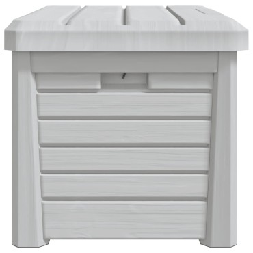 vidaXL Κουτί Μαξιλαριών Εξ Χώρου Γκρι 73x50,5x46,5cm Πολυπροπυλένιο