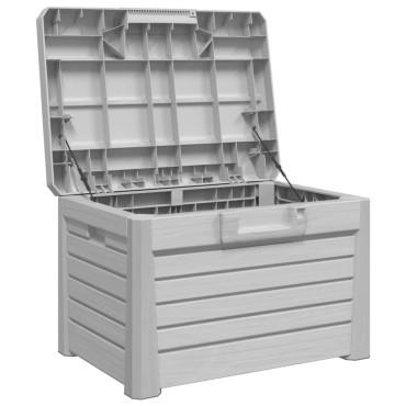 vidaXL Κουτί Μαξιλαριών Εξ Χώρου Γκρι 73x50,5x46,5cm Πολυπροπυλένιο
