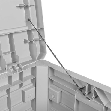 vidaXL Κουτί Μαξιλαριών Εξ Χώρου Γκρι 73x50,5x46,5cm Πολυπροπυλένιο