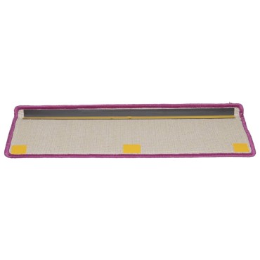 vidaXL Πατάκια Σκάλας Μοκέτα 15 τεμ. Βιολετί 65x21x4 εκ.