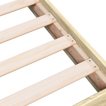 vidaXL Πλαίσιο Κρεβατιού Χωρ. Στρώμα Sonoma Δρυς 100x200εκ Επ. Ξύλο