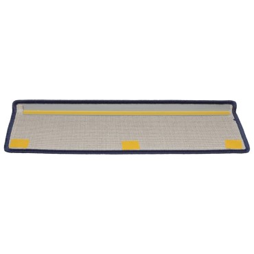 vidaXL Πατάκια Σκάλας Μοκέτα 15 τεμ. Μπλε 65x21x4 εκ.