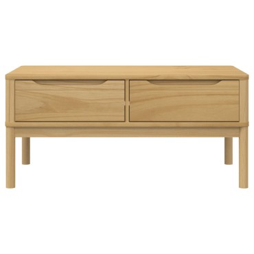 vidaXL Τραπεζάκι Σαλονιού FLORO Καφέ Κεριού 99x55,5x45cm Μασίφ Πεύκο 1 τεμ.