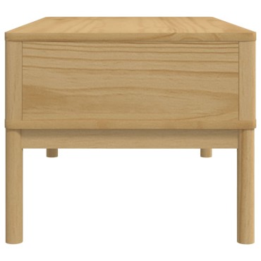 vidaXL Τραπεζάκι Σαλονιού FLORO Καφέ Κεριού 99x55,5x45cm Μασίφ Πεύκο 1 τεμ.