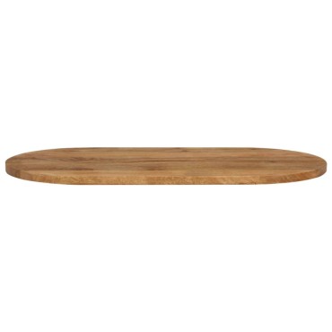vidaXL Επιφάνεια Τραπεζιού Οβάλ 80x40x3,8cm Μασίφ Ξύλο Μάνγκο 1 τεμ.