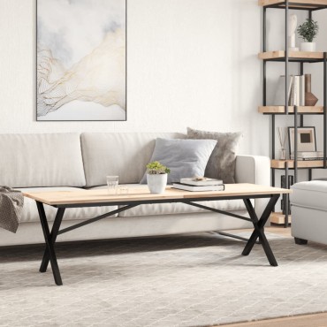 vidaXL Πόδια Τραπεζιού Σαλονιού σε Σχήμα «Χ» 140x30x43cm Ατσάλι 1 τεμ.
