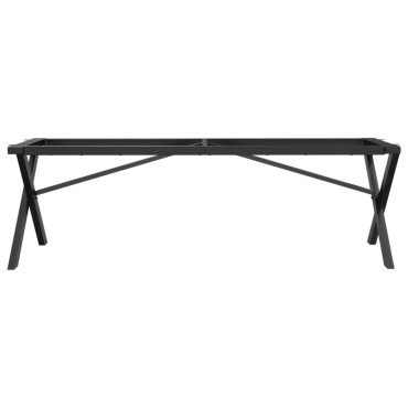 vidaXL Πόδια Τραπεζιού Σαλονιού σε Σχήμα «Χ» 140x30x43cm Ατσάλι 1 τεμ.