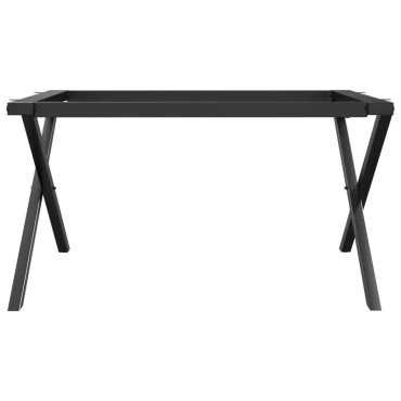 vidaXL Πόδια Τραπεζιού Σαλονιού σε Σχήμα «Χ» 80x70x43cm Ατσάλι 1 τεμ.
