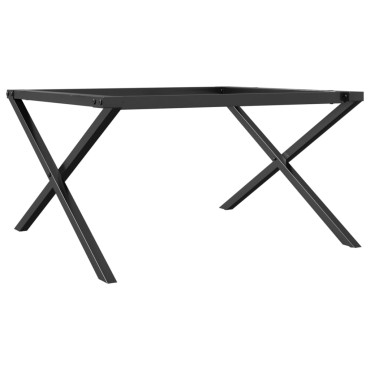 vidaXL Πόδια Τραπεζιού Σαλονιού σε Σχήμα «Χ» 80x70x43cm Ατσάλι 1 τεμ.