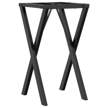 vidaXL Πόδια Τραπεζαρίας σε Σχήμα «Χ» 40x40x73cm Ατσάλι 1 τεμ.