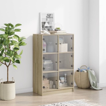 vidaXL Ντουλάπι με Πόρτες 68x37x109cm από Επεξεργασμένο Ξύλο 1 τεμ.