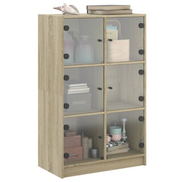 vidaXL Ντουλάπι με Πόρτες 68x37x109cm από Επεξεργασμένο Ξύλο 1 τεμ.