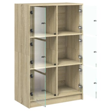 vidaXL Ντουλάπι με Πόρτες 68x37x109cm από Επεξεργασμένο Ξύλο 1 τεμ.