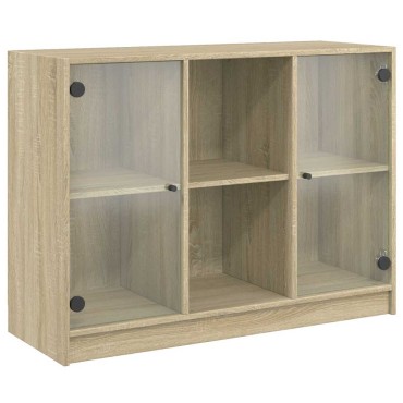 vidaXL Μπουφές Sonoma Δρυς 102x37x75,5cm Επεξεργασμένο Ξύλο 1 τεμ.
