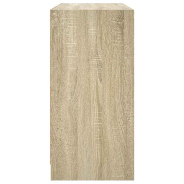 vidaXL Μπουφές Sonoma Δρυς 102x37x75,5cm Επεξεργασμένο Ξύλο 1 τεμ.