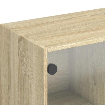vidaXL Μπουφές Sonoma Δρυς 102x37x75,5cm Επεξεργασμένο Ξύλο 1 τεμ.