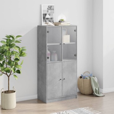vidaXL Ντουλάπα με Πόρτες 68x37x142cm Επεξεργασμένο Ξύλο 1 τεμ.