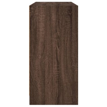 vidaXL Μπουφές Καφέ Δρυς 102x37x75,5cm Επεξεργασμένο Ξύλο 1 τεμ.
