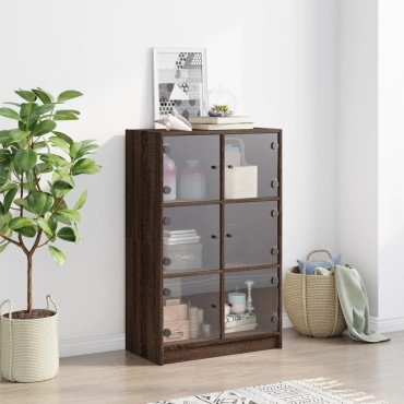 vidaXL Ντουλάπι με Πόρτες 68x37x109cm από Επεξεργασμένο Ξύλο 1 τεμ.