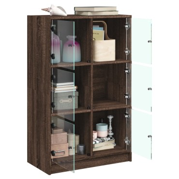 vidaXL Ντουλάπι με Πόρτες 68x37x109cm από Επεξεργασμένο Ξύλο 1 τεμ.