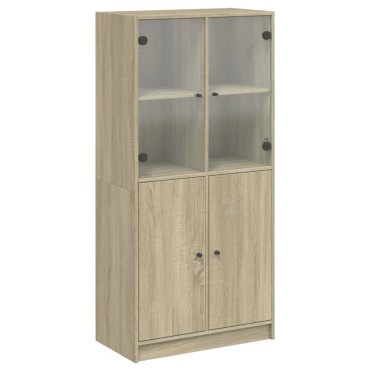vidaXL Ντουλάπα με Πόρτες 68x37x142cm Επεξεργασμένο Ξύλο 1 τεμ.
