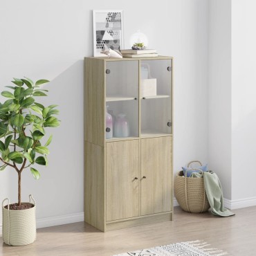 vidaXL Ντουλάπα με Πόρτες 68x37x142cm Επεξεργασμένο Ξύλο 1 τεμ.