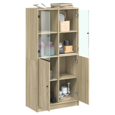 vidaXL Ντουλάπα με Πόρτες 68x37x142cm Επεξεργασμένο Ξύλο 1 τεμ.