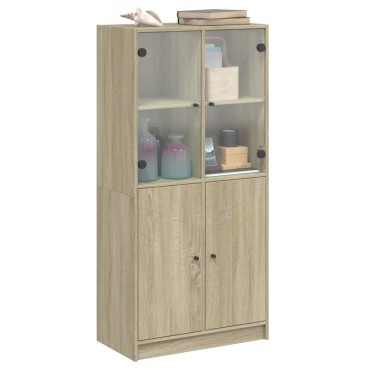 vidaXL Ντουλάπα με Πόρτες 68x37x142cm Επεξεργασμένο Ξύλο 1 τεμ.
