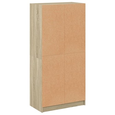 vidaXL Ντουλάπα με Πόρτες 68x37x142cm Επεξεργασμένο Ξύλο 1 τεμ.