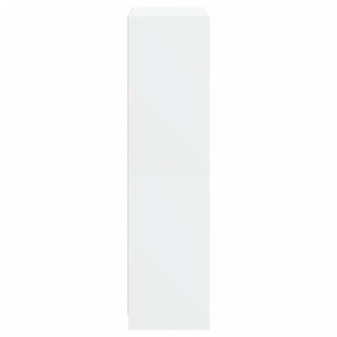 vidaXL Ντουλάπι με Πόρτες Λευκό 68x37x142cm από Επεξεργασμένο Ξύλο 1 τεμ.