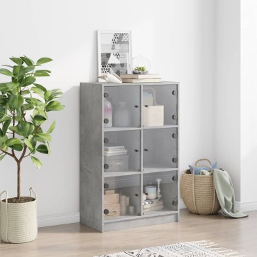 vidaXL Ντουλάπι με Πόρτες 68x37x109cm από Επεξεργασμένο Ξύλο 1 τεμ.