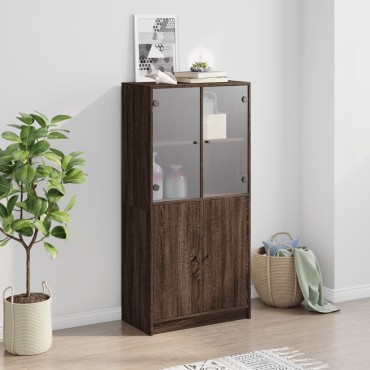vidaXL Ντουλάπα με Πόρτες 68x37x142cm Επεξεργασμένο Ξύλο 1 τεμ.