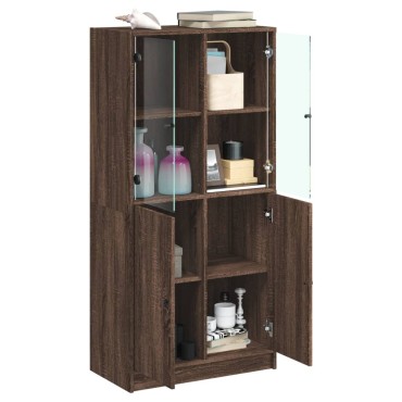 vidaXL Ντουλάπα με Πόρτες 68x37x142cm Επεξεργασμένο Ξύλο 1 τεμ.