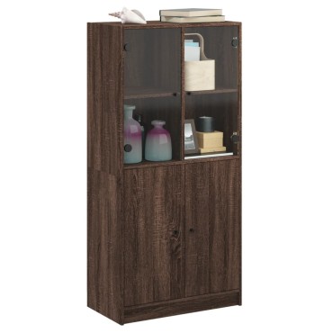 vidaXL Ντουλάπα με Πόρτες 68x37x142cm Επεξεργασμένο Ξύλο 1 τεμ.