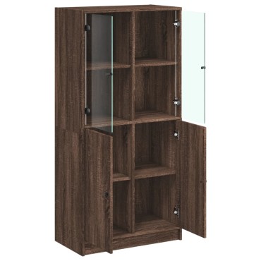 vidaXL Ντουλάπα με Πόρτες 68x37x142cm Επεξεργασμένο Ξύλο 1 τεμ.