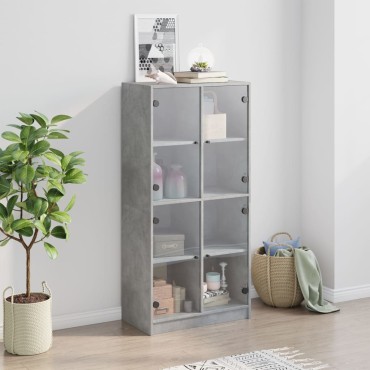 vidaXL Ντουλάπα με Πόρτες 68x37x142cm Επεξεργασμένο Ξύλο 1 τεμ.