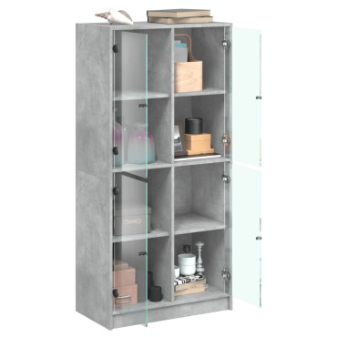 vidaXL Ντουλάπα με Πόρτες 68x37x142cm Επεξεργασμένο Ξύλο 1 τεμ.