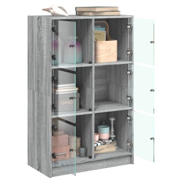 vidaXL Ντουλάπι με Πόρτες 68x37x109cm από Επεξεργασμένο Ξύλο 1 τεμ.