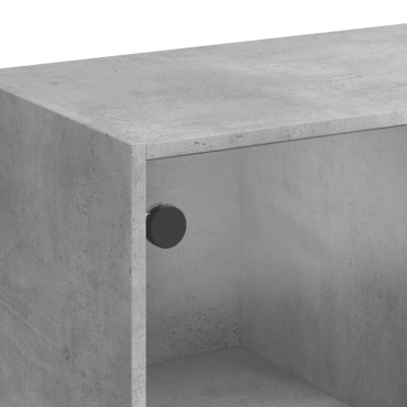 vidaXL Συρταριέρα Γκρι Σκυροδ. 102x37x75,5cm από Επεξεργασμένο Ξύλο 1 τεμ.