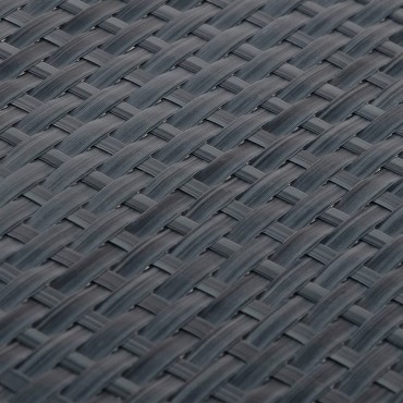 vidaXL Διαχωριστικό Βεράντας Ανθρακί 300x90cm από Συνθετικό Ρατάν
