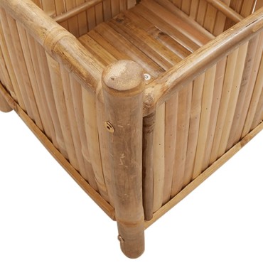 vidaXL Ζαρντινιέρα 40 x 40 x 40 εκ. από Μπαμπού