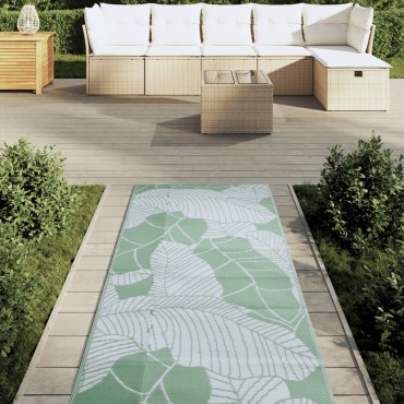vidaXL Χαλί εξωτερικού χώρου ARAKIL Πράσινο 80x250 cm PP