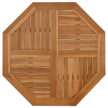 vidaXL Επιφάνεια Τραπεζιού Οκτάγωνη 90x90x2,5cm Μασίφ Ξύλο Teak 1 τεμ.