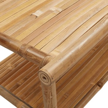 vidaXL Τραπεζάκι Σαλονιού 70x40x35cm από Μπαμπού 1 τεμ.