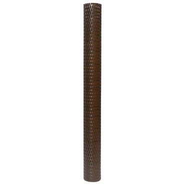 vidaXL Διαχωριστικό Βεράντας Καφέ & Μαύρο 400x80cm Συνθετικό Ρατάν