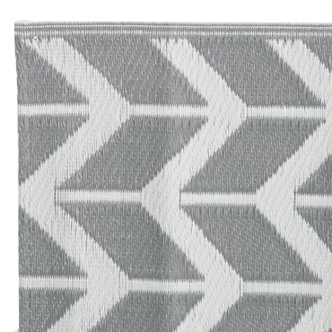 vidaXL Χαλί εξωτερικού χώρου ARAKIL Γκρι 140x200 cm PP