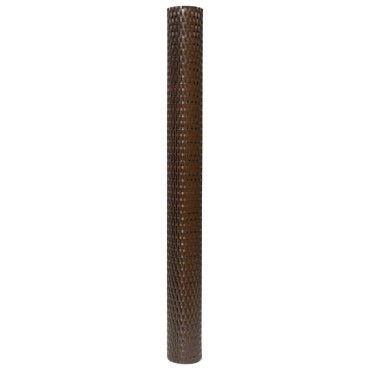 vidaXL Διαχωριστικό Βεράντας Καφέ & Μαύρο 400x90cm Συνθετικό Ρατάν