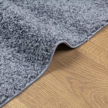 vidaXL Χαλί Shaggy PAMPLONA με Ψηλό Πέλος Μοντέρνο Μπλε 60x110cm