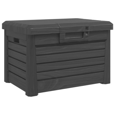 vidaXL Κουτί Μαξιλαριών Εξ Χώρου Ανθρακί 73x50,5x46,5cm Πολυπροπυλένιο